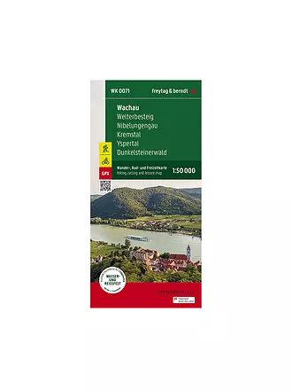 FREYTAG & BERNDT | Wander-, Rad- und Freizeitkarte WK 0071 Wachau, 1:50.000 | 